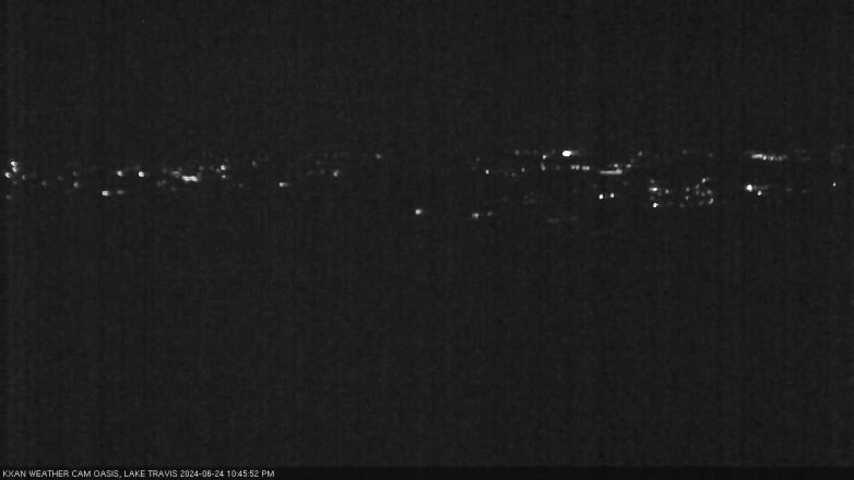 Lake Travis webcam, June 24, 2024 10:45 PM CT