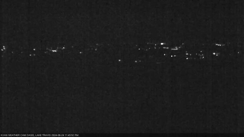 Lake Travis webcam, June 24, 2024 11:45 PM CT
