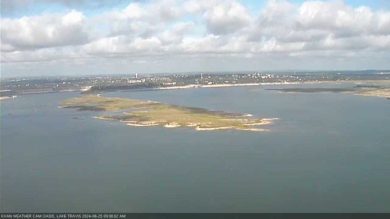 Lake Travis webcam, June 25, 2024 9:00 AM CT