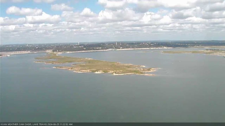 Lake Travis webcam, June 25, 2024 11:25 AM CT