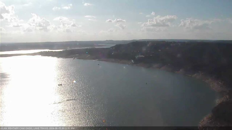 Lake Travis webcam, June 25, 2024 6:25 PM CT