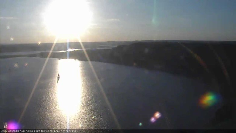 Lake Travis webcam, June 25, 2024 8:00 PM CT