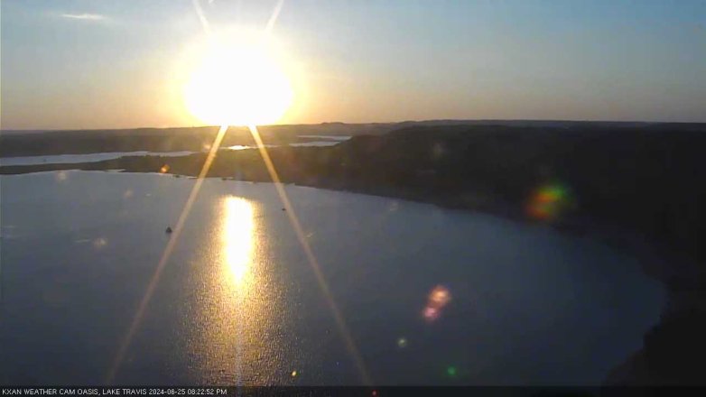 Lake Travis webcam, June 25, 2024 8:25 PM CT
