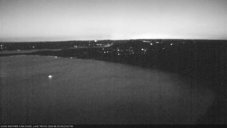 Lake Travis webcam, June 25, 2024 9:25 PM CT