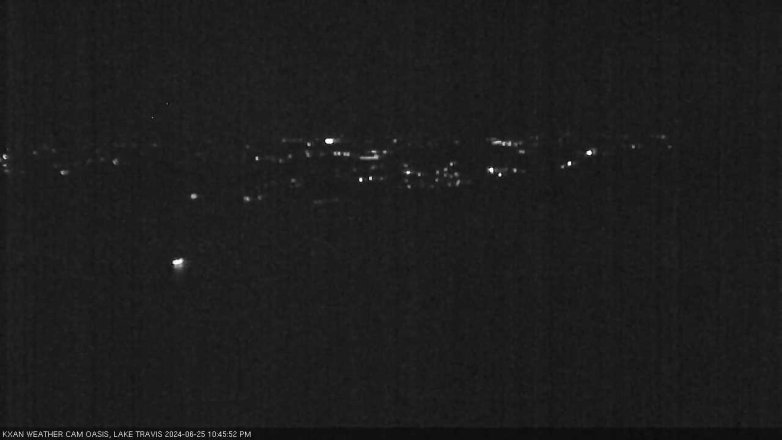 Lake Travis webcam, June 25, 2024 10:45 PM CT