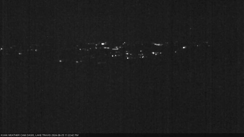 Lake Travis webcam, June 25, 2024 11:25 PM CT