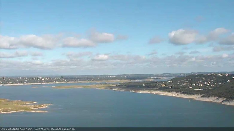 Lake Travis webcam, June 26, 2024 9:00 AM CT