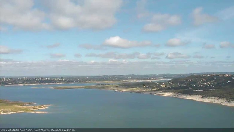 Lake Travis webcam, June 26, 2024 9:45 AM CT