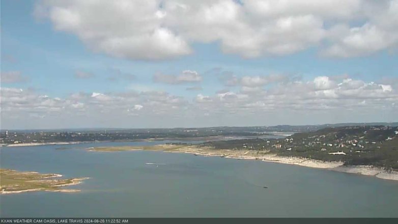 Lake Travis webcam, June 26, 2024 11:25 AM CT