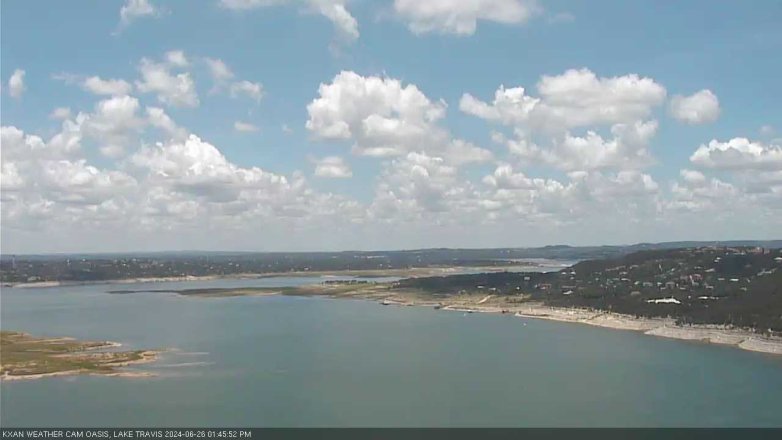 Lake Travis webcam, June 26, 2024 1:45 PM CT