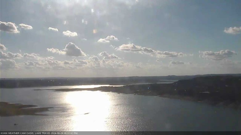 Lake Travis webcam, June 26, 2024 6:25 PM CT