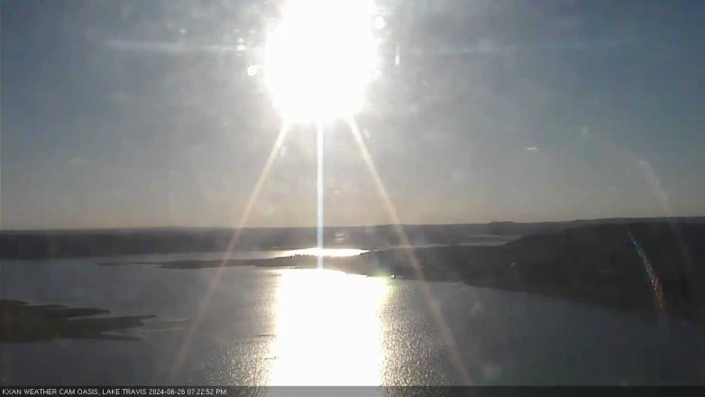 Lake Travis webcam, June 26, 2024 7:25 PM CT