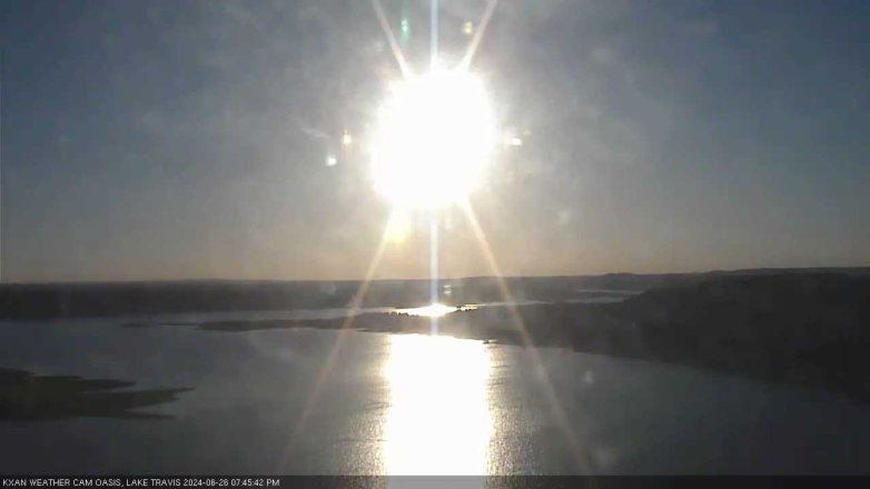 Lake Travis webcam, June 26, 2024 7:45 PM CT