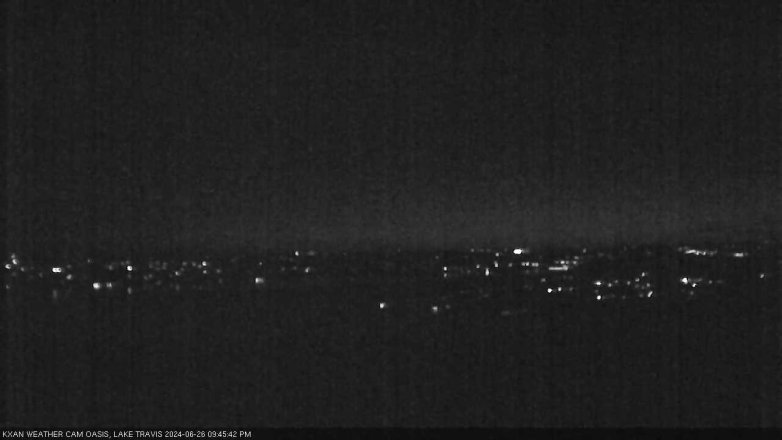 Lake Travis webcam, June 26, 2024 9:45 PM CT