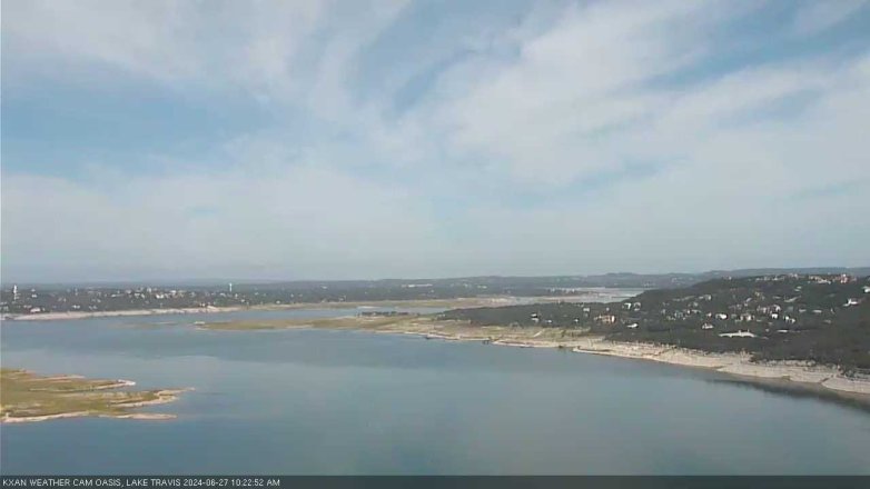 Lake Travis webcam, June 27, 2024 10:25 AM CT