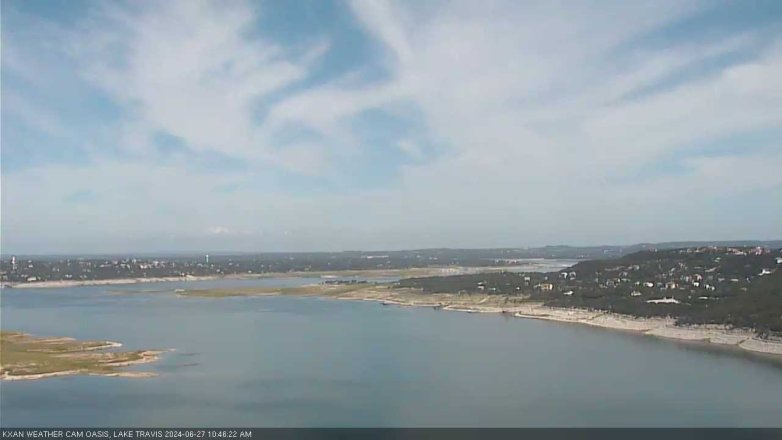 Lake Travis webcam, June 27, 2024 10:45 AM CT