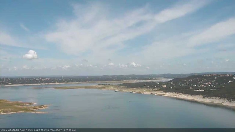 Lake Travis webcam, June 27, 2024 11:25 AM CT