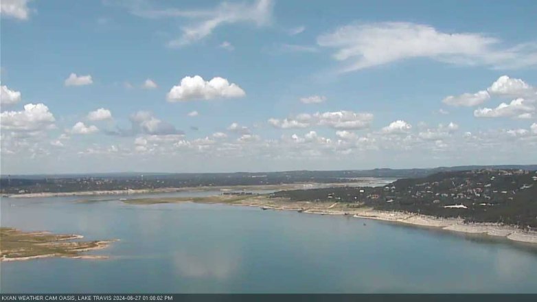 Lake Travis webcam, June 27, 2024 1:00 PM CT