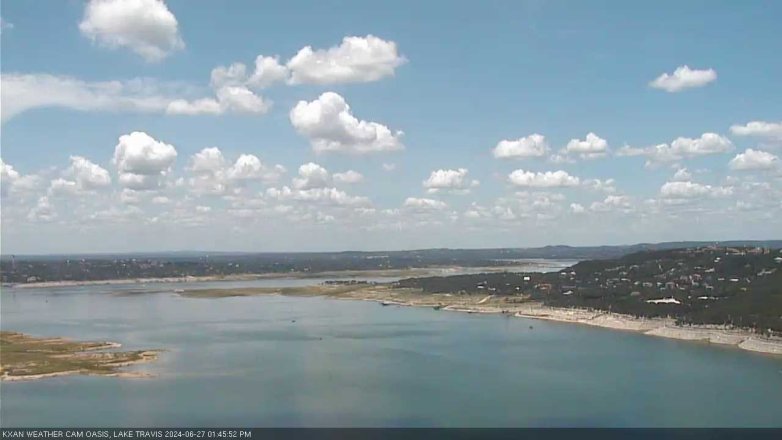 Lake Travis webcam, June 27, 2024 1:45 PM CT