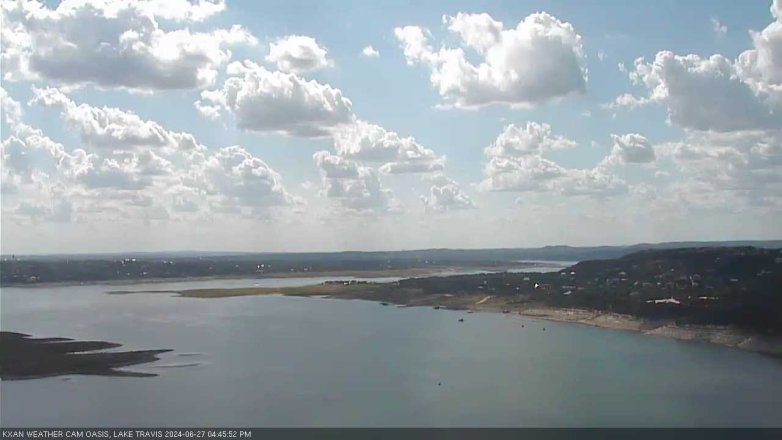 Lake Travis webcam, June 27, 2024 4:45 PM CT