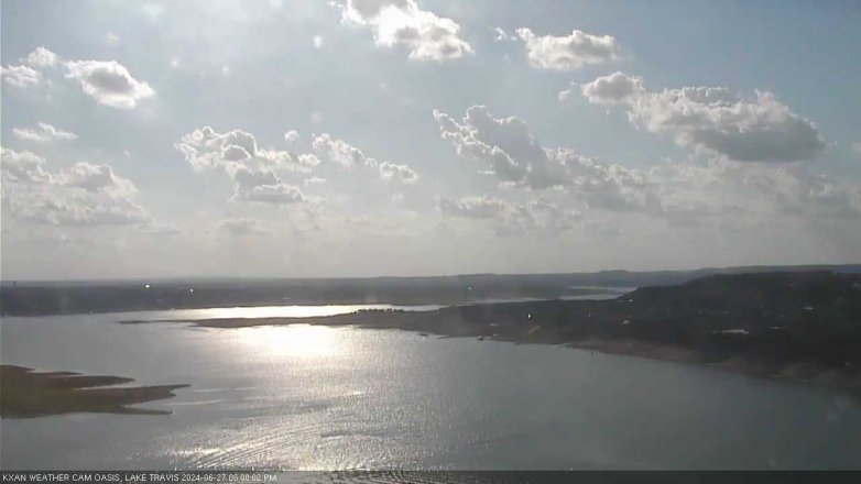 Lake Travis webcam, June 27, 2024 6:00 PM CT