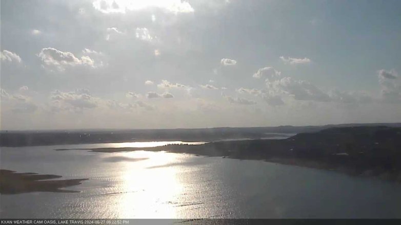 Lake Travis webcam, June 27, 2024 6:25 PM CT