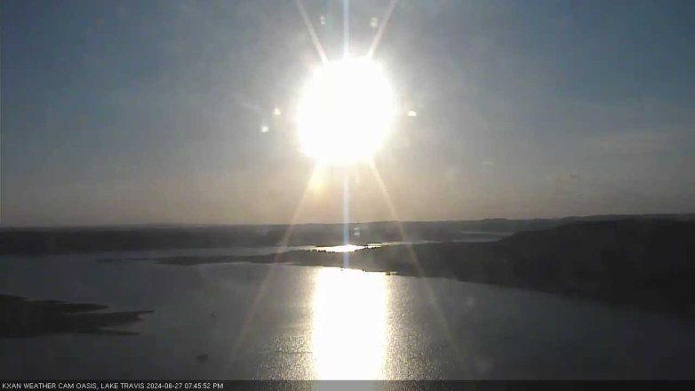Lake Travis webcam, June 27, 2024 7:45 PM CT