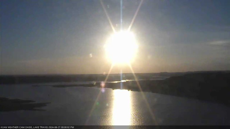 Lake Travis webcam, June 27, 2024 8:00 PM CT