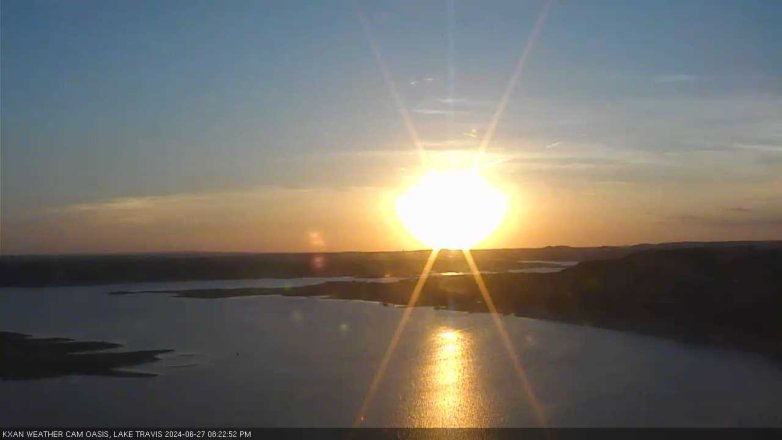 Lake Travis webcam, June 27, 2024 8:25 PM CT