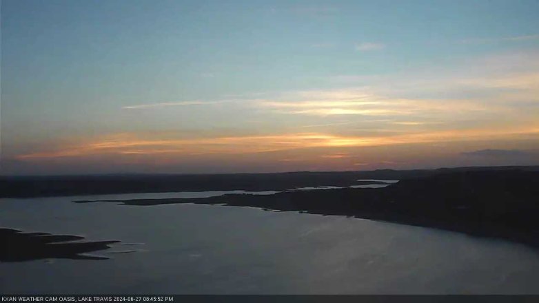Lake Travis webcam, June 27, 2024 8:45 PM CT