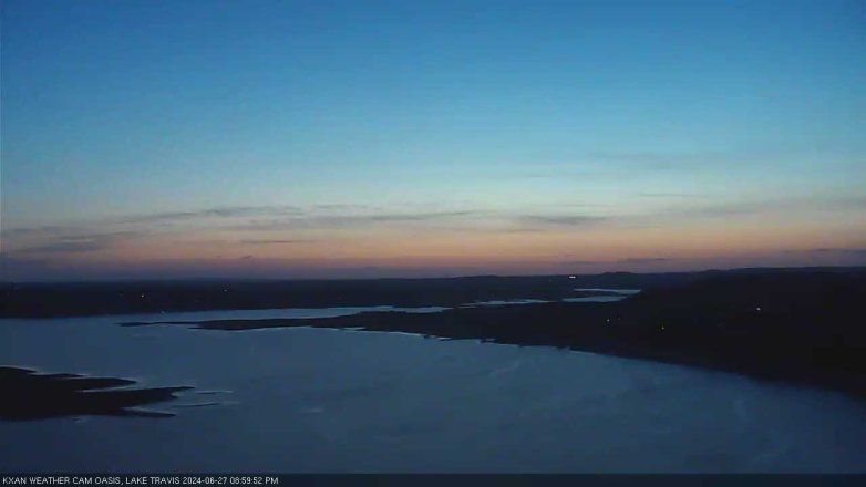 Lake Travis webcam, June 27, 2024 9:00 PM CT