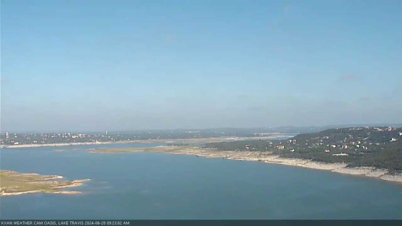 Lake Travis webcam, June 28, 2024 9:25 AM CT