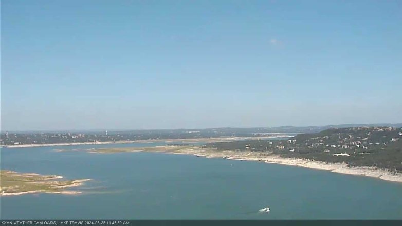 Lake Travis webcam, June 28, 2024 11:45 AM CT