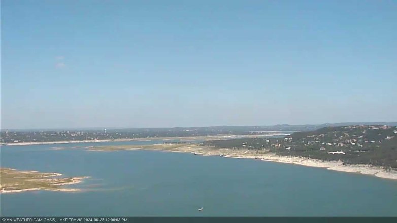 Lake Travis webcam, June 28, 2024 12:00 PM CT