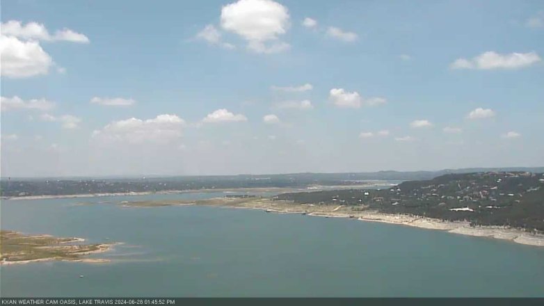 Lake Travis webcam, June 28, 2024 1:45 PM CT