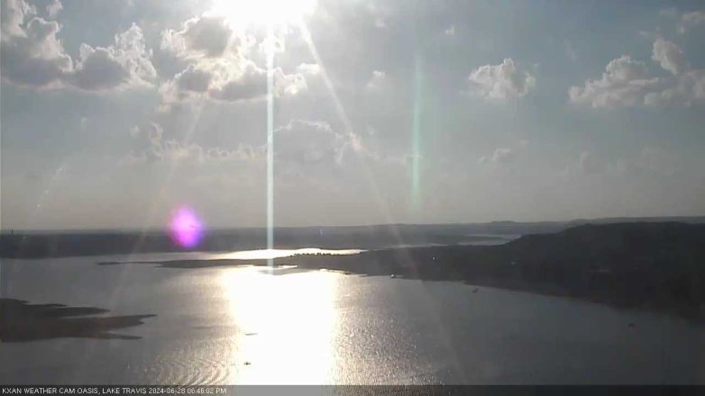 Lake Travis webcam, June 28, 2024 6:45 PM CT