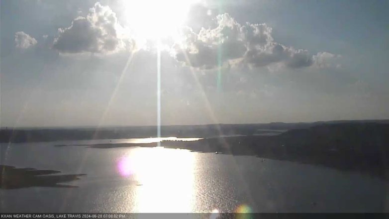 Lake Travis webcam, June 28, 2024 7:00 PM CT