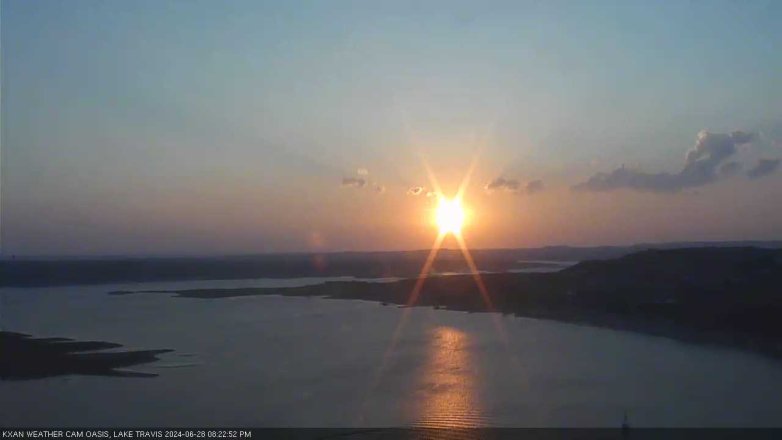 Lake Travis webcam, June 28, 2024 8:25 PM CT