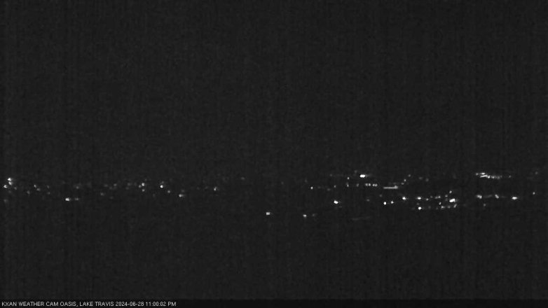 Lake Travis webcam, June 28, 2024 11:00 PM CT