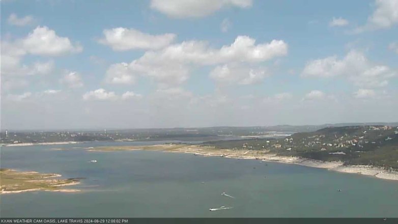 Lake Travis webcam, June 29, 2024 12:00 PM CT
