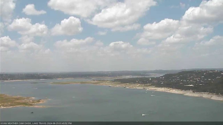 Lake Travis webcam, June 29, 2024 1:45 PM CT