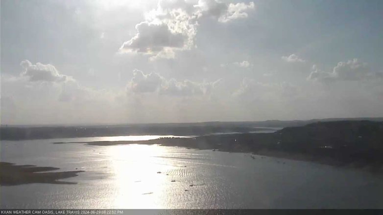 Lake Travis webcam, June 29, 2024 6:25 PM CT