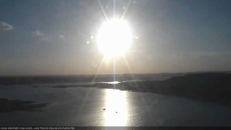 Lake Travis webcam, June 29, 2024 7:45 PM CT