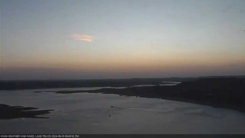 Lake Travis webcam, June 29, 2024 8:45 PM CT