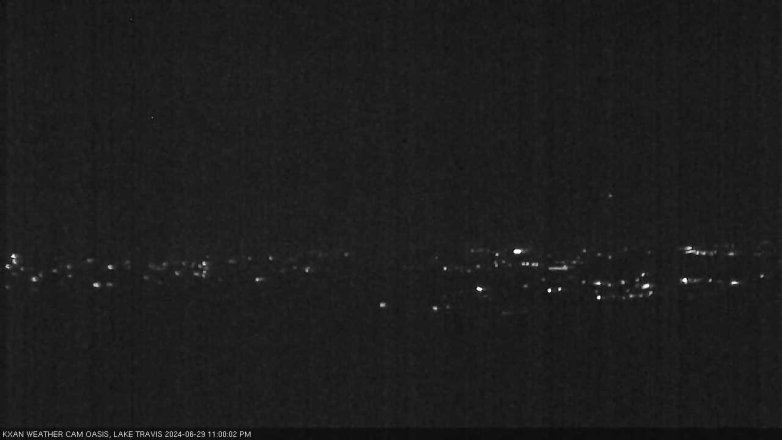Lake Travis webcam, June 29, 2024 11:00 PM CT