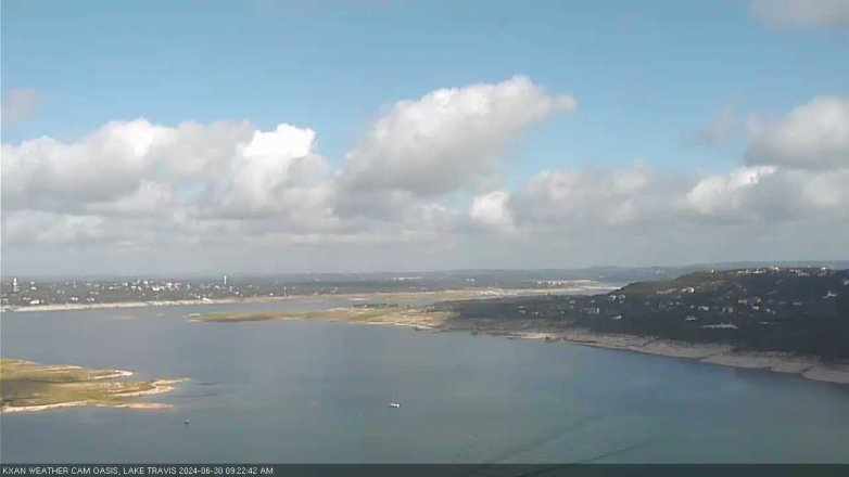Lake Travis webcam, June 30, 2024 9:25 AM CT