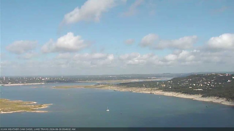 Lake Travis webcam, June 30, 2024 9:45 AM CT