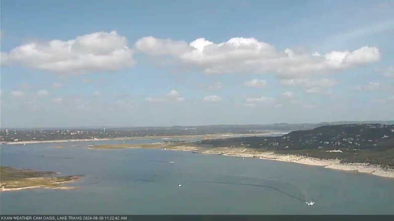 Lake Travis webcam, June 30, 2024 11:25 AM CT