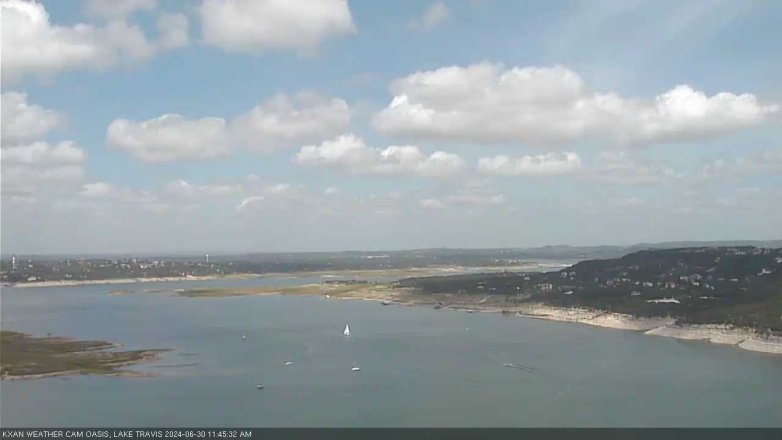 Lake Travis webcam, June 30, 2024 11:45 AM CT