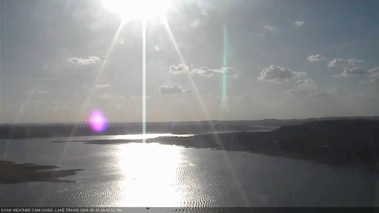 Lake Travis webcam, June 30, 2024 6:45 PM CT